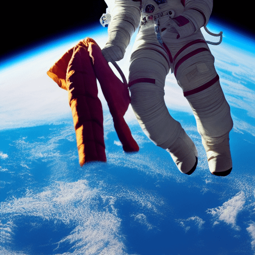 Promt: A photograph of an astronaut riding a horse
